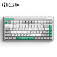 IQUNIX OG80-虫洞 机械键盘 三模机械无线键盘 蓝牙键盘 热插拔客制化键盘 TTC快银轴无光版