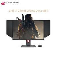 ZOWIE GEAR卓威奇亚 XL2746K 27英寸电竞显示器240Hz 0.5ms游戏电脑显示屏 CSGO/吃鸡/永劫无间职业赛事 DyAc+技术