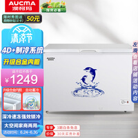 澳柯玛(AUCMA)307升家用商用大容量冰柜 商用雪糕冰箱冷藏冷冻转换顶开门 低霜冷柜 以旧换新 BC/BD-307HNE