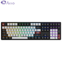 AKKO 5108S德古拉城堡 有线机械键盘 游戏键盘 办公家用键盘 RGB光 ASA热升华 108键 TTC快银轴