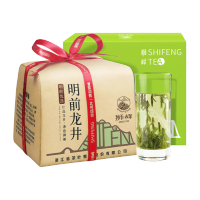 狮峰牌绿茶龙井茶43号茶叶茗狮系列 明前一级200g 2024新茶纸包春茶