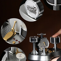 dw儿童玩具手指触摸架子鼓打击乐器电动爵士鼓 银色