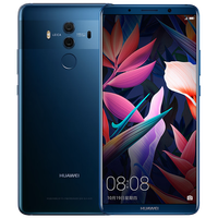 华为mate10pro手机卡一电信卡二移动不显示双4g