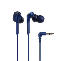 铁三角 CKS550X 重低音入耳式有线耳机 音乐耳机 居家娱乐 蓝色