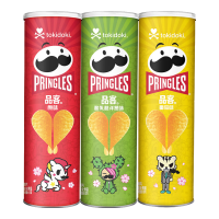 品客（Pringles）零食薯片 tokidoki联名薯片休闲组合110g*3(原味+洋葱味+番茄味）