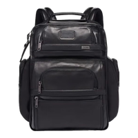 途明（TUMI）ALPHA3男士双肩包商务高端黑色真皮09603580DL3送男友礼物