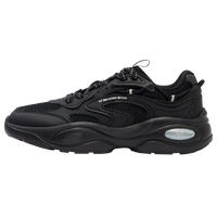 361°澎湃女鞋运动鞋2025夏季新款透气网面休闲鞋跑步鞋黑色复古老爹鞋 曜石黑 35