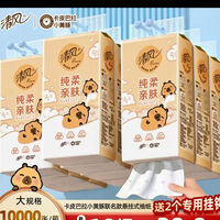 清风BG25SCIP纯柔亲肤卡皮巴拉悬挂式抽纸4层250抽/