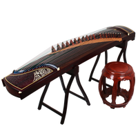 敦煌牌古筝698系列阔叶黄檀木演奏考级古筝上海民族乐器一厂 698JM繁花如梦 (全套配件)