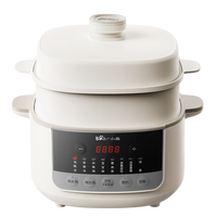 小熊（Bear）电炖盅 炖汤盅电炖锅隔水炖燕窝炖盅煲汤炖汤一体电锅3-4人用炖蒸煮一体4.1L DDZ-J25H5