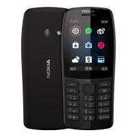 诺基亚 （NOKIA）210 黑色 直板按键  移动2G 老人老年直板按键手机 学生备用功能机 超长待机