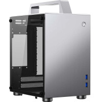 乔思伯（JONSBO）T8 ITX机箱 银色 （提手ITX机箱/3MM镁铝合金主体/支持双规格电源/210MM长内MIN