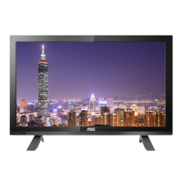 AOC T1951MD 18.5英寸LED液晶平板电视显示屏 内置音响 支持壁挂功能（HDMI+VGA）