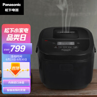 松下（Panasonic）饭煲Pro 3L（对应日标1L）IH电磁加热家用小型迷你电饭煲 备长炭内锅 智能双预约 SR-L10H8
