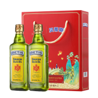 贝蒂斯（BETIS）纯正橄榄油500ml*2礼盒 团购送礼 西班牙原装进口 23年10月