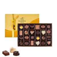 歌帝梵（GODIVA）巧克力礼盒金装25颗比利时原装进口零食520情人节生日礼物送女友