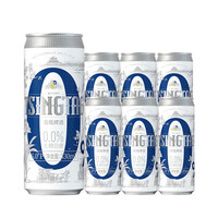 青岛啤酒 经典青岛啤酒0.0%无醇白啤330ml*61224