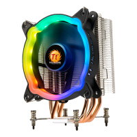 Tt（Thermaltake）彩虹D300P炫彩 CPU散热器风扇（Intel平台/115X/4热管/RGB风扇/带硅脂/静音/智能温控）