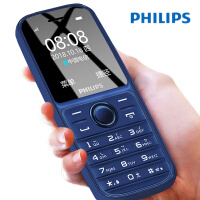 飞利浦（PHILIPS）E109C 海军蓝 防尘 直板按键老人机 电信  老人手机 学生备用老年功能手机 儿童手机