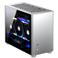 乔思伯（JONSBO）A4 Ver1.1版本 ITX机箱 银色（240水冷/SFX-L电源/325MM长显卡/垂直风道/