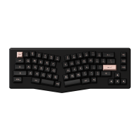 AKKO ACR Pro Alice Plus纯黑/喷漆白机械键盘客制化热插拔Gasket结构亚克力 Alice Plus键盘纯黑-水晶轴（含轴含键帽）