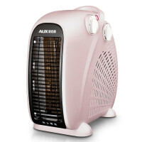 奥克斯（AUX）取暖器电暖风机办公室电暖气家用节能台式电暖器迷你200A2 香槟色温控2.2米线长