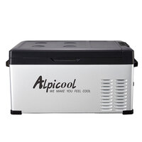 冰虎Alpicool车载冰箱 压缩机25升纯车用小冰箱 12V24V冷冻冷藏办公室宿舍迷你冰箱