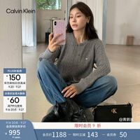 Calvin KleinJeans【绞花】26秋新款女士刺绣