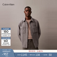 Calvin Klein高级成衣系列春秋男士羊毛混纺ck商务