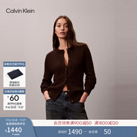 Calvin KleinJeans春夏女士羊毛混纺通勤ck绞