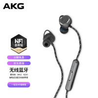 AKG 爱科技 N200 WIRELESS 入耳式无线蓝牙耳机 磁吸运动线控时尚出街音乐耳机  N200BT黑色