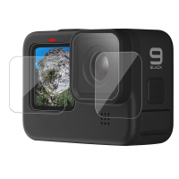 GoPro运动相机配件 gopro9/gopro8/gopro max运动相机搭配 【hero9/10配件】钢化膜