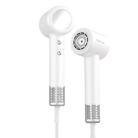 康夫(CONFU)家电吹风机高速家用大风低噪速干负离子护发吹风筒3C认证送父母亲男女友节日生日礼物 FC 白色