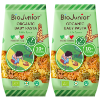 碧欧奇（Biojunior）婴幼儿面条辅食宝宝有机意面10个月蔬菜不添加盐 小太空（200g）*2
