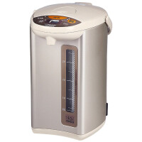 象印（ZO JIRUSHI） 电热水壶家用办公电热水瓶不锈钢电水壶微电脑烧水壶 CD- WDH40C-CM米色-4L
