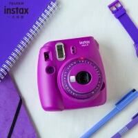 富士instax立拍立得 一次成像相机 mini9 (mini8升级款) 葡萄紫