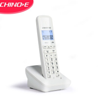 中诺 无绳 单机 电话机 中文菜单 白屏背光 单键拨号  无线 座机 子母机 固定 电话 W158白色