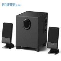 漫步者 (EDIFIER) R101V 蓝牙版多媒体2.1音箱 蓝牙音箱 音响 电脑音箱 黑色