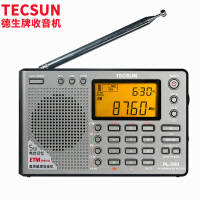 德生（Tecsun）PL-380老人半导体 数字显示全波段收音机  校园广播四六级听力高考 考试收音机 （灰色）