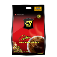 中原（TRUNG NGUYEN）g7黑咖啡美式无蔗糖纯咖啡粉防困固体饮料速溶特浓咖啡粉越南进口 G7黑咖啡100条