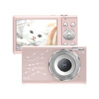 松典（SONGDIAN）DC402 数码相机vlog摄像学生卡片ccd相机高清入门级 64G内存粉色