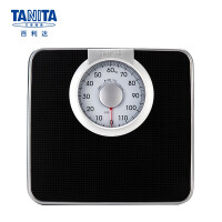 百利达（TANITA） 体重秤机械秤家用防滑称重健康秤人体秤 日本品牌 HA-620 黑色