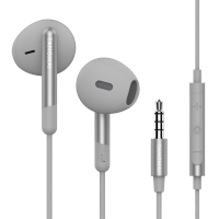 唐麦T5 手机耳机入耳式重低音运动立体声音乐耳塞式通话游戏K歌音乐耳机有线控通用华为小米  高级灰