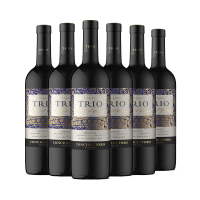 Concha y Toro干露三重奏混酿美乐珍藏干红葡萄酒750ml*6瓶整箱 智利进口红酒