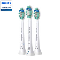 飞利浦(PHILIPS) 电动牙刷头 牙菌斑洁净 3支装 HX9023 适配HX6730/6761/6803/6806/6807/6808/3714/3734