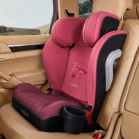 贝思贝特（besbet）儿童安全座椅汽车用3-12岁大童坐垫isofix硬接口 ST-Ⅱ智慧星PRO 红色