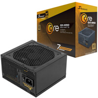 海韵 (SEASONIC)游戏酷核CORE GX650电源 650W (80PLUS金牌全模/全日系电容/七年质保/14