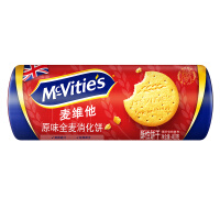 McVitie's麦维他原味全麦消化饼400克休闲零食 进口零食粗粮饼干 下午茶