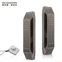 德施曼（DESSMANN）Q5 咖啡金全自动指纹锁WiFI直连智能家居隐藏式指纹头电子锁密码锁智能门锁
