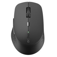 雷柏（Rapoo） M300G 无线蓝牙鼠标 办公鼠标 轻音鼠标 便携鼠标 人体工程学 电脑鼠标 笔记本鼠标 深灰色